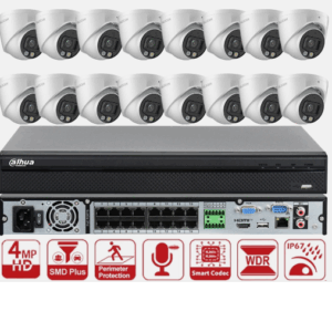 Dahua16 Channel NVR Kit. (16pcs 2 MP cameras, 16 channel NVR, 4TB HDD.)