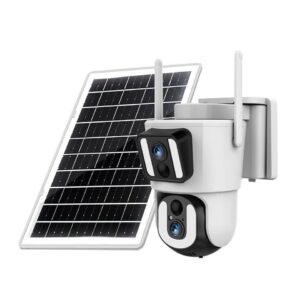 UBOX Dual Lens Solar CCTV Camera