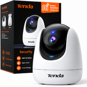 Tenda 3MP Smart WiFi Security Camera with AI Human Detection